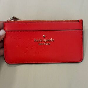 Kate Spade Vibrant Red Card Holder